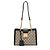 Piccola borsa a tracolla Gucci GG Supreme Padlock Chain Marrone Beige