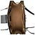 Piccola borsa a tracolla Gucci GG Supreme Padlock Chain Marrone Beige - vista 7
