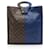 Tote Louis Vuitton Split Monogram Eclipse Canvas N/S Blau  - Ansicht 1