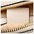 Borsa a tracolla piccola Gucci Glazed Calfskin Horsebit 1955 Bianco - vista 6