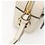 Borsa a tracolla piccola Gucci Glazed Calfskin Horsebit 1955 Bianco - vista 9