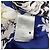 Camicia Blair in seta blu Anine Bing - vista 7