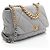 Gabrielle Borsa a tracolla Chanel Lambskin 19 Maxi Flap Cinza - vista 2