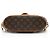 Louis Vuitton Vintage Limited Edition Monogram Canvas Theda GM Satchel Marrone - vista 4