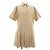 Miu Miu POPLIN KLEID Poplin-Kleid Beige