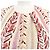 Vestido de seda Louis Vuitton Rosa Roja Beige - vista 5
