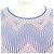 Top de punto Chanel Azul - vista 5