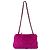 Chanel Vintage CC Chain Pelliccia di coniglio Small Rosa