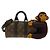 Borsa Boston Louis Vuitton Monogram Keepall XS Marrone