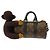 Borsa Boston Louis Vuitton Monogram Keepall XS Marrone - vista 2
