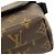 Borsa Messenger Magnetica Louis Vuitton Monogram Macassar Marrone - vista 3