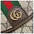 Piccola borsa a tracolla Gucci Ophidia GG Supreme Multicolore Beige - vista 9