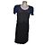 Abito Midi Sonia Rykiel in Seta e Cotone Nero e Viola Blu Porpora