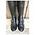 Céline Botas altas de cuero negro - vista 4