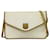 Céline Celine Flap Shoulder Canvas Beige