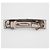 Barrette per capelli Chanel Logo in metallo larga Argento - vista 2