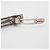 Barrette per capelli Chanel Logo in metallo larga Argento - vista 6