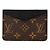 Tarjetero Monogram Macassar Louis Vuitton Castaño Negro Monograma