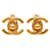 Timeless Orecchini vintage Chanel Coco Mark Turnlock D'oro  - vista 1