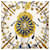 Hermès Hermes Carre 90 LES CLES Sciarpa in seta Bianco Multicolore  - vista 3