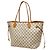 Borsa Tote Louis Vuitton Damier Azur Neverfull MM Bianco - vista 2