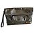 Longchamp Lackleder Clutch Dunkelbraun