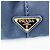 Prada Canapa Canvas Handtasche Marineblau - Ansicht 12