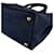 Prada Canapa Canvas Handtasche Marineblau - Ansicht 8