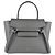 Céline Borsa a mano e borsa a tracolla in pelle grigia Celine Marrone