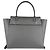 Céline Borsa a mano e borsa a tracolla in pelle grigia Celine Marrone - vista 3