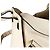 Borsa a tracolla in pelle Loewe Hammock Crudo - vista 7