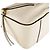 Borsa a tracolla in pelle Loewe Hammock Crudo - vista 9