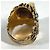 Anillo de León en Oro y Piedra Azul Claro Gucci Dorado - vista 3
