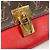 Borsa Louis Vuitton Monogram Marignan in rosso Coquelicot - vista 7