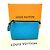 Borsa a tracolla Louis Vuitton Monogram Empreinte Triangle Blu - vista 11