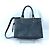 Borsa a Spalla Louis Vuitton Monogram Empreinte Three PM Blu navy