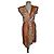 Vestido corto Diane von Furstenberg Multicolor Dorado