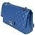 Borsa a tracolla Chanel Matelasse 25 W Flap Chain Blu - vista 2