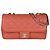 Borsa a tracolla Chanel Matelasse W Chain in rosa