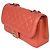 Borsa a tracolla Chanel Matelasse W Chain in rosa - vista 2