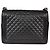 Borsa a Spalla Chanel Boy Chanel Matelasse Coco Mark Chain Nero - vista 3