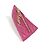 Portafoglio monete in pelle rosa Saint Laurent