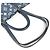 Bolsa Louis Vuitton Monogram Denim Jacquard On the Go MM Branco Azul - vista 6