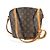 Borsa a tracolla Louis Vuitton Monogram Drouot Pochette Marrone Monogramma