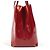 Borsa Tote Louis Vuitton Monogram Vernis Wilshire PM Rosso - vista 3