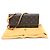 Borsa Pochette Twin GM Monogramma Louis Vuitton Marrone - vista 15