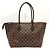 Borsa a tracolla Louis Vuitton Damier Kaisa Tote MM Marrone