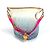 Borsa Tote Louis Vuitton Monogram Denim Gradient Sunburst PM Rosa Blu