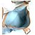Borsa Tote Louis Vuitton Monogram Denim Gradient Sunburst PM Rosa Blu - vista 17