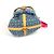 Borsa Tote Louis Vuitton Monogram Denim Gradient Sunburst PM Rosa Blu - vista 5